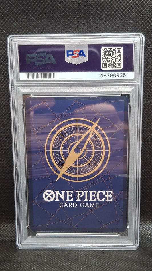 Monkey D. Luffy Alt Art #015 2024 One Piece OP-12 PSA 9