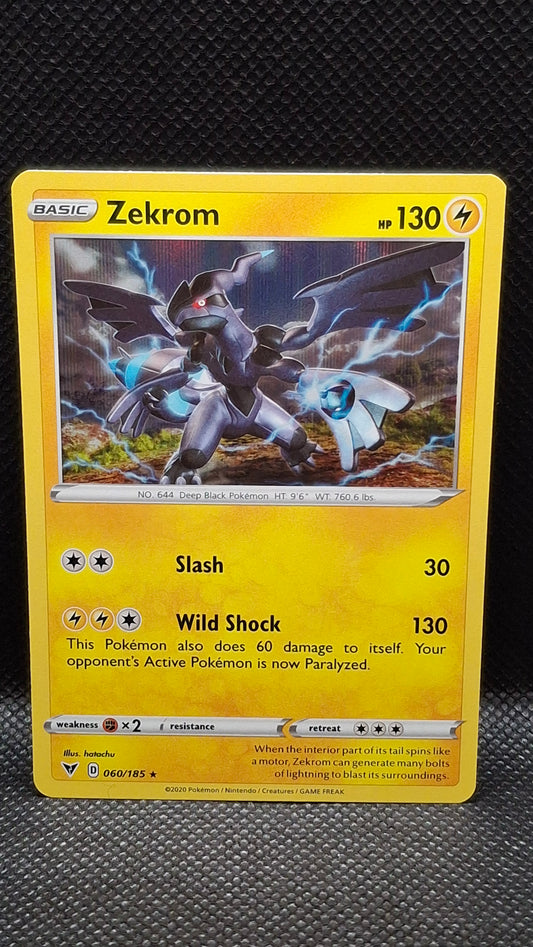 Zekrom Holo Rare 060/185 Pokemon Sword & Shield Vivid Voltage (2020)