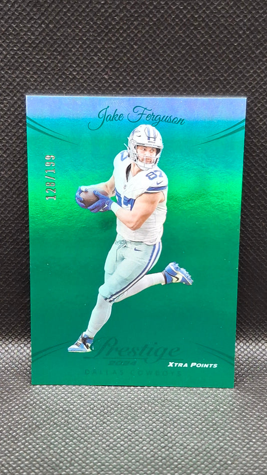 Jake Ferguson (2024) Panini Prestige Xtra Points Green Premium #77 #128/199