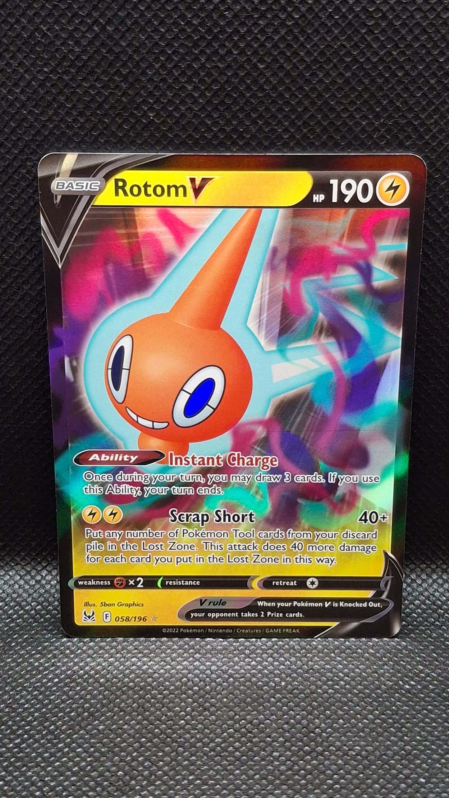 Rotom V 045/159 Crown Zenith Pokemon TCG (2022)