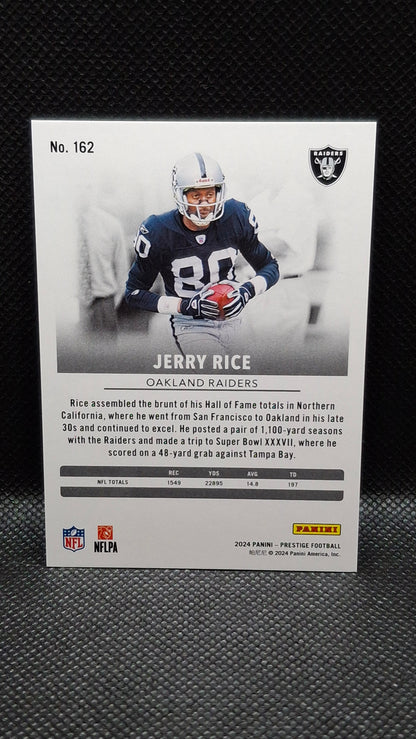 Jerry Rice (2024) Xtra Points Green Panini Prestige #162 #270/299