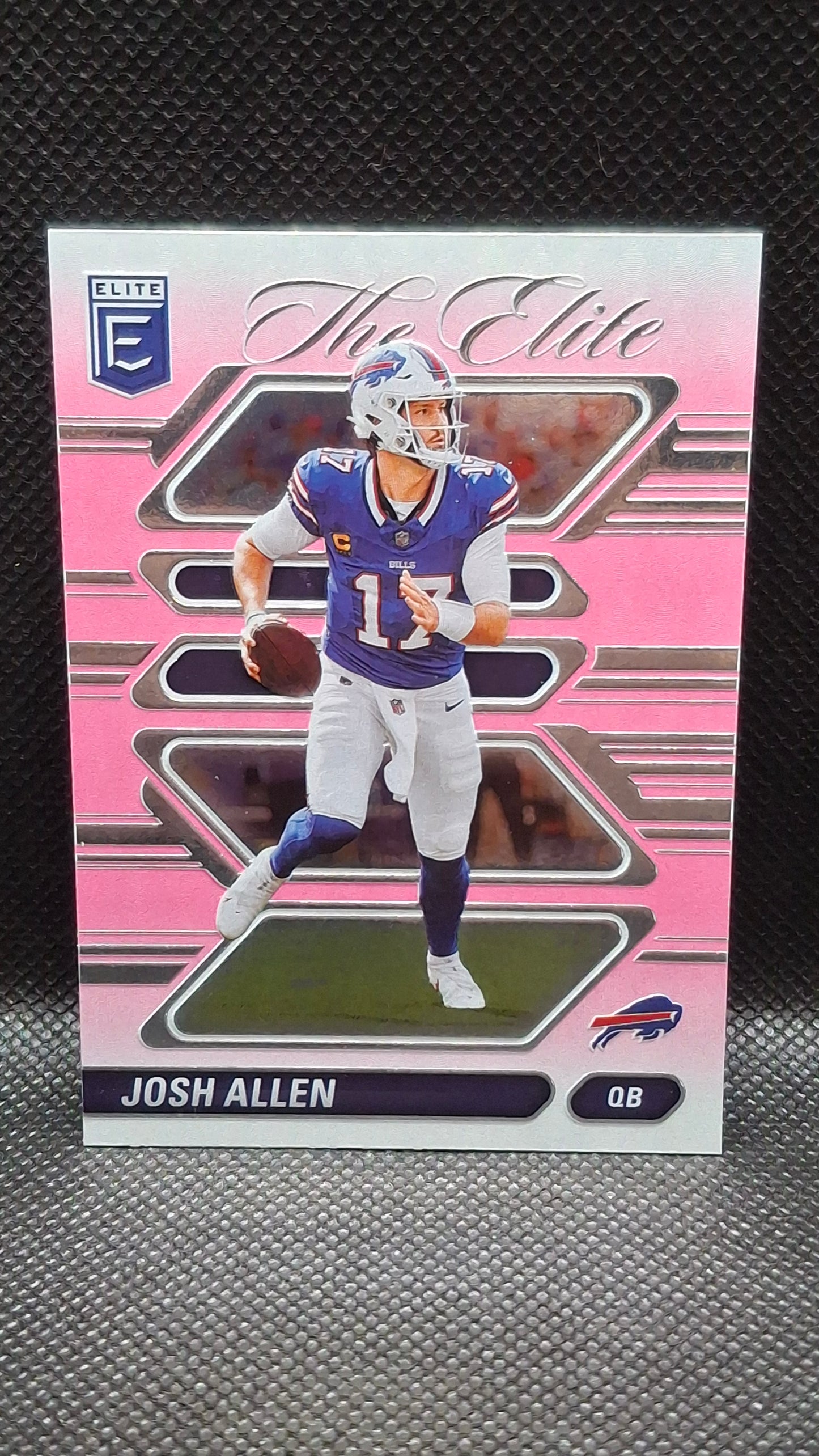Josh Allen (2024) Panini Donruss Elite Football The Elite Pink Parallel #1 Bills