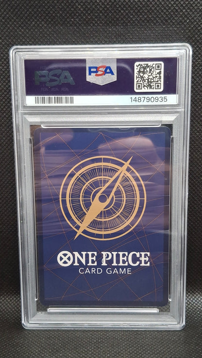 Monkey D. Luffy Alt Art #015 2024 One Piece OP-12 PSA 9