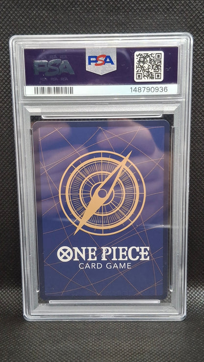 Monkey D.Luffy Alt Art #013 2024 One Piece OP-06 EN PSA 10